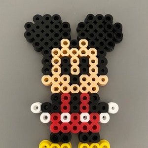 Disney Mickey,Minnie,Donald duck, Daisy, Pluto and Goofy characters perler bead figures with stand or magnet