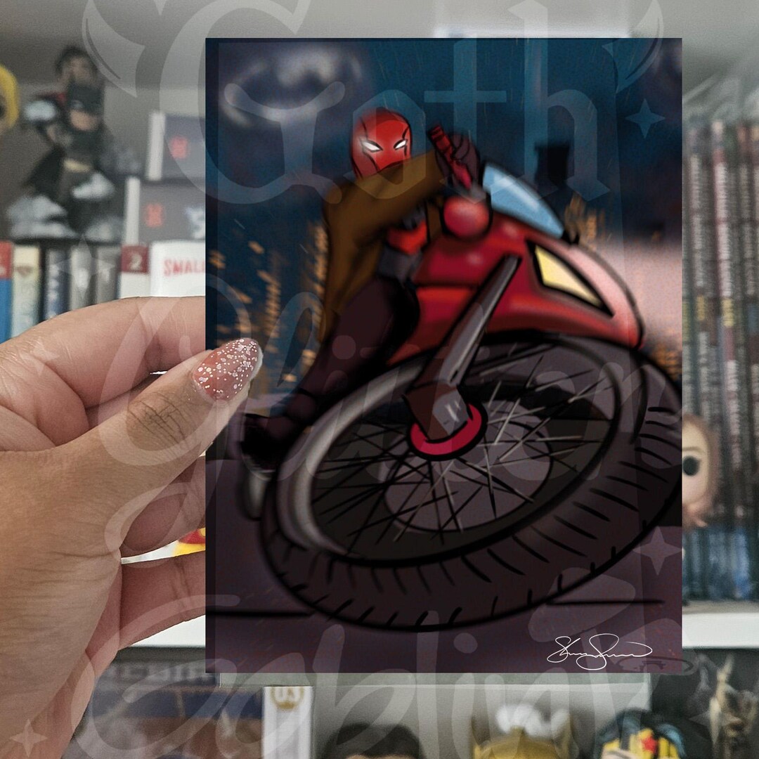 Jay Roder Art Red Red Jason Hood Robin Art Print - Full Color - Etsy