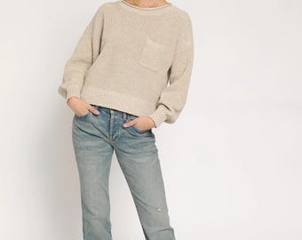 Heirloom Denim Mid Rise Bootcut Jeans Vintage Wash Relaxed Fit Denim Sustainable Jeans Women Button Fly Jeans Classic Denim