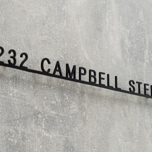 Letrero de dirección personalizado, letrero de metal personalizado, letrero de domicilio, regalo de inauguración de la casa, letrero de número de dirección, letrero de dirección de metal, números de dirección de metal