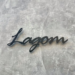 Letras de metal grandes, nombre personalizado, letreros de metal personalizados, letrero de apellido, letrero de metal para exteriores, palabras de metal personalizadas, letrero de dirección familiar personalizado