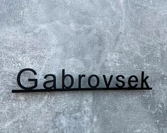 Personalized Family Name Metal Sign, Custom Metal Words, Custom Metal Wall Art, Metal Name Decor, Personalized Sign, Last Name Sign