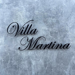 Letrero exterior personalizado, letrero de dirección, letrero con nombre de calle, letrero con nombre de casa, letrero con nombre de villa personalizado, letrero personalizado, letrero de patio, letrero con nombre