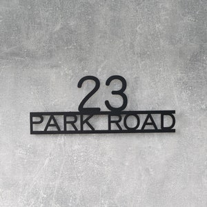 Letrero de dirección, letrero de casa personalizado, letrero de apellido, placa de casa, letrero de metal personalizado, número de casa, placa de dirección, letrero de metal, letrero de casa