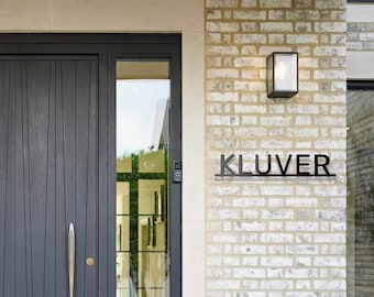 House Name Sign, Custom Street Sign Metal ,Outdoor House Name Plaque, Custom Metal Letters, Outdoor House Signs, Custom Design Name Sign