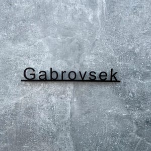 Letrero metálico personalizado, placa con nombre de casa, placa con número de dirección, placa con nombre familiar, arte mural para exteriores, placa moderna para casa, decoración metálica personalizada