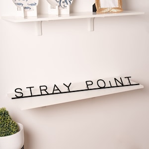 Custom Metal Sign, House Sign, Custom Metal Words, Wall Sign, Wall Art, Steel Words, Custom Metal Signs, Personalized House Names,Metal Sign