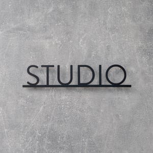 Placa para salão de beleza, placa comercial externa, sua placa com texto personalizado, placa com logotipo personalizado, placas de metal personalizadas, sinalização para escritório, placa com design personalizado