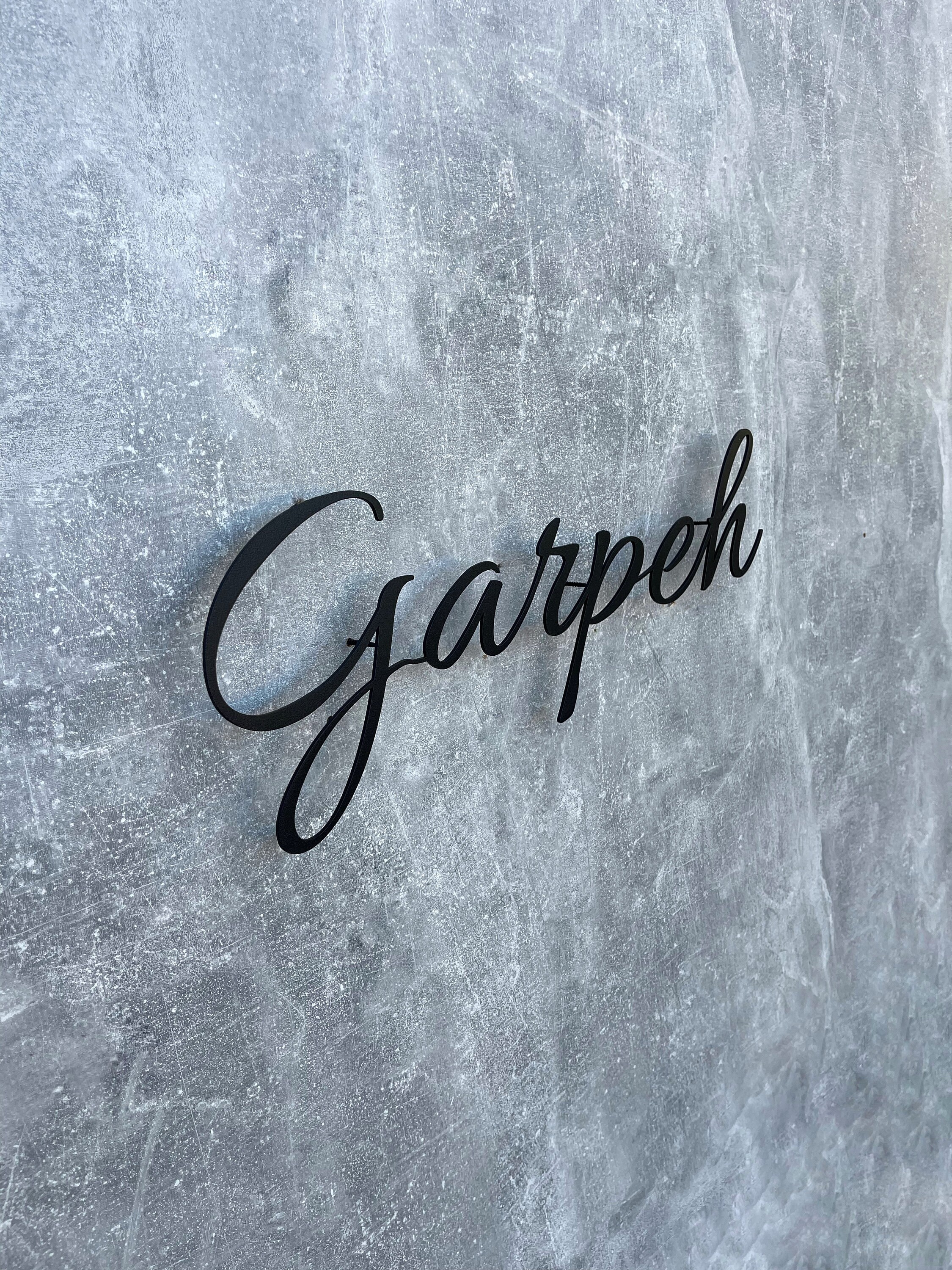 Custom Metal Sign, Last Name Sign, Metal Letters, Home Metal Sign ...