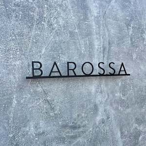 Placa de sobrenome, decoração de parede de metal personalizada, placa de logotipo personalizada, placa de nome de família, placa de rua personalizada, placa de casa de metal, placa de metal externa