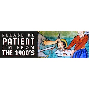 Bumper Magnet Funny Bumper Sticker Please Be Patient Anxious Driver Car Sticker Slow Driver Decal Cute New Driver Anxiety Meme Car Magnet