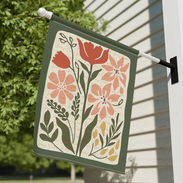 Hidden Message Political Garden Flags, Secret Anti Trump Lawn Signs, FDT Liberal House Flags, Hate Has No Home Here, Social Justice, Resist