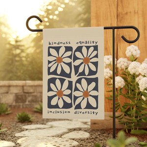 Polite Anti Trump House Flag, Subtle Anti Maga Garden Flag, FDT Flower Yard Signs, Florar Social Justice Garden Banner FDT F*ck Donald Trump