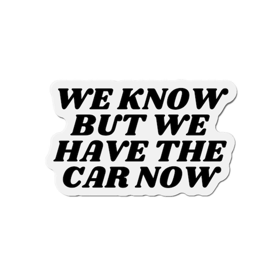Tesla Owner Magnetic Bumper sticker - ANTI ELON Tesla Club Bumper Magnet, Fuck Elon Car Magnet, Anti Oligarch Sarcastic Tesla Sticker