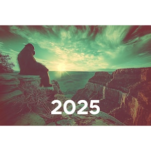 2025 National Park Monsters Calendar, Mystical Gift for Girlfriend Bigfoot Calendar Weird Gift for Boyfriend Funny Wall Calendar 2025 Mystic