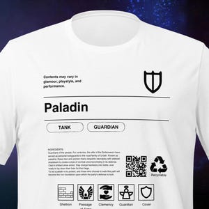 FFXIV Product Label Job Series - FFXIV shirt, unisex t-shirt, gamer shirt