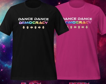 Dance Dance Democracy - Helldivers t-shirt, unisex shirt, video game shirt, gamer shirt, gifts for gamers