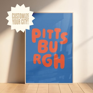 CUSTOM CITY POSTER - Personalisierte Stadt oder Stadt Art Print, Benutzerdefinierte Druck, Lage Kunst, Haus Wand Dekor, Büro Dekor, Minimalistisch, Typografie