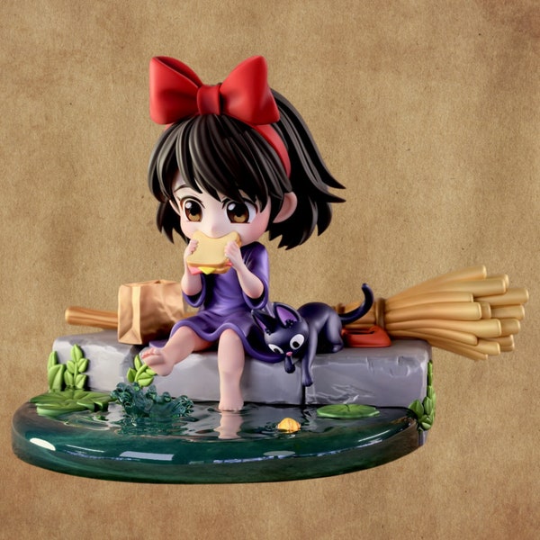 Anime STL File * Kiki Chibi 3D Model* 3D Stl File* 3D Stl Model* 3D Printer Model* 3D Digital Printing STL File for 3D Printers* Stl Figure