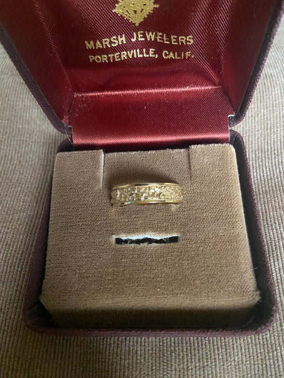 14k Gold Nugget Ring