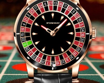 Handmade Mechanical Roulette Luxury Casino Watch (New)