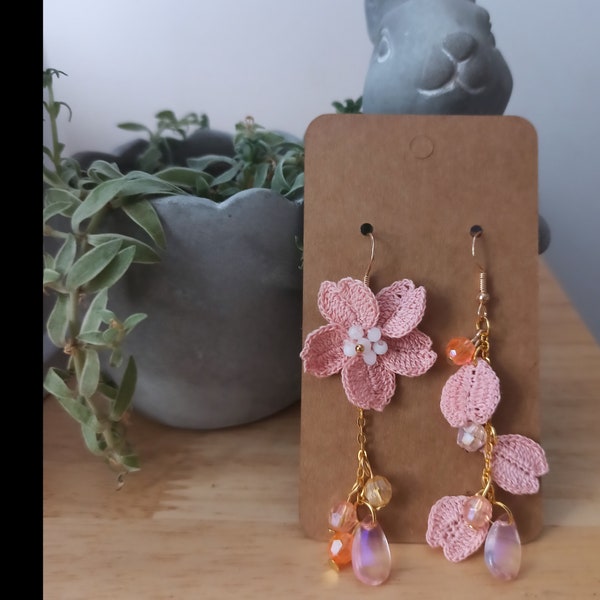 Cherry blossoms Sakura earrings