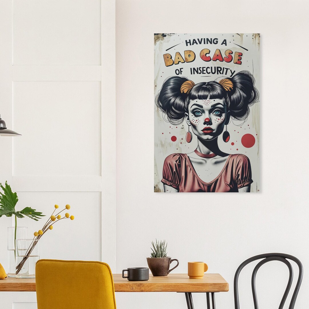 Limited Edition Pop Art Parody Poster: Social Insecurity Clown - Having ...