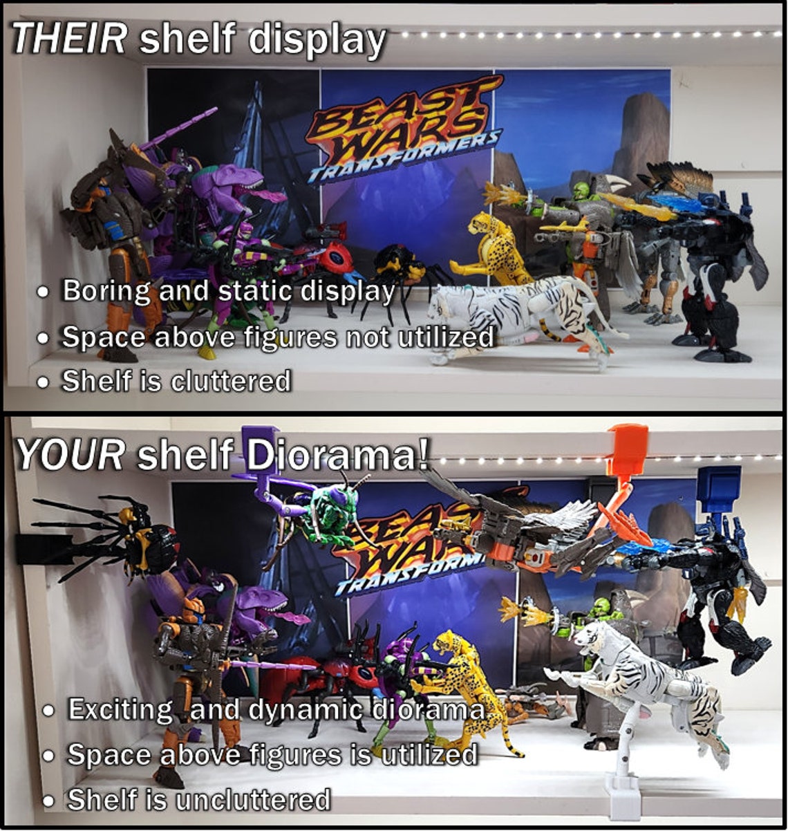 Transformers Action Figure Display & Diorama Stand | Diomount™ Basic ...