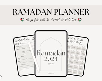 Digitale Ramadan Planner portretversie, Digitale Ramadan Planner, Ramadan GoodNotes planner, Ramadan iPad Planner, Ramadan tabletplanner