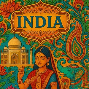 Wonders of India: A Cultural Journey – 27-Page Printable Adult Coloring Book