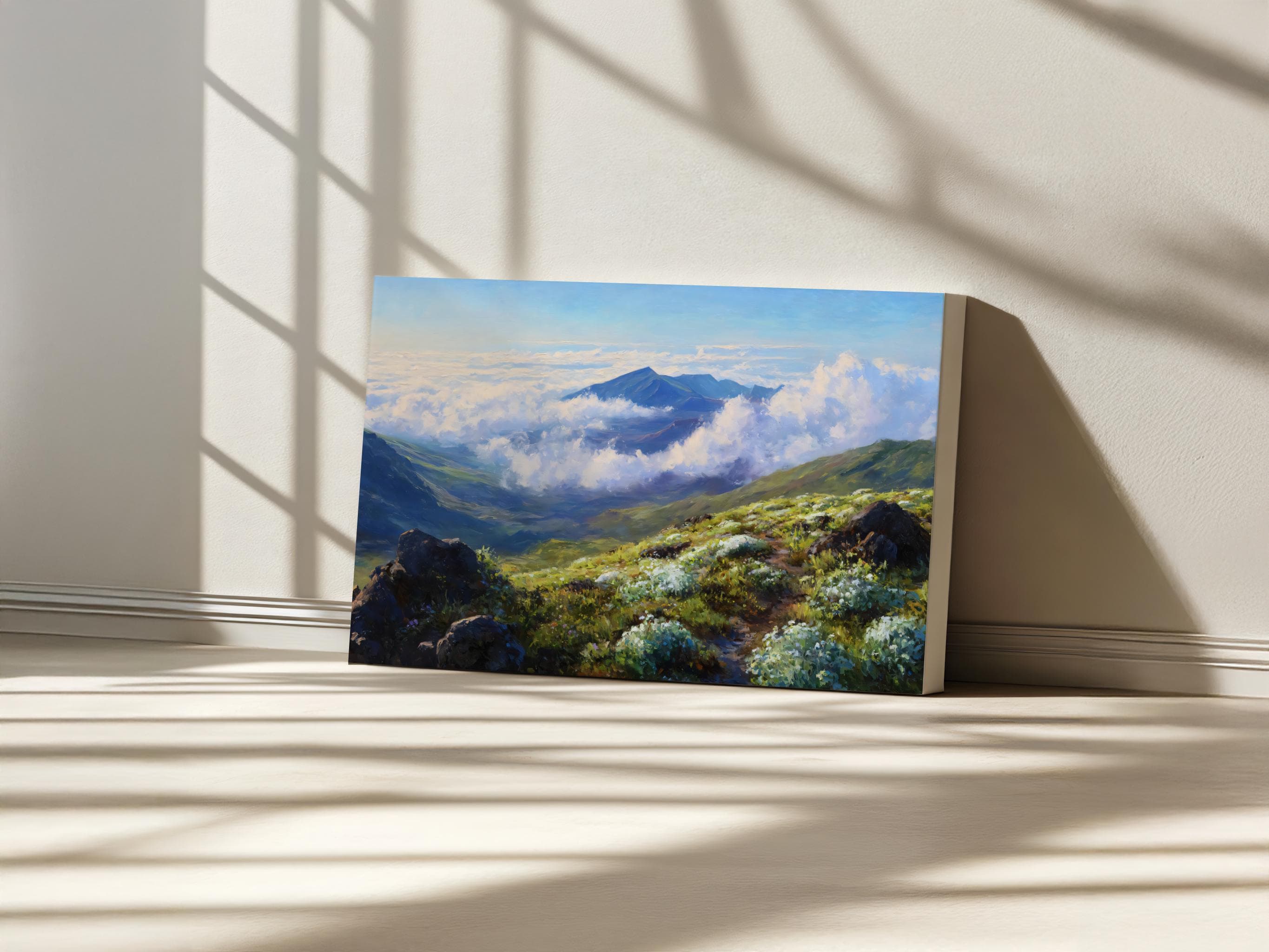 Haleakala National Park Canvas, Hawaii Volcano Nature Wall Art