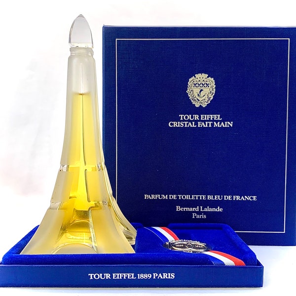 Bernard Lalande - Bleu de France. Edition limitée commémorant les 100 ans de la Tour Eiffel, flacon de parfum de collection 50 mL, 1.7 Fl.oz