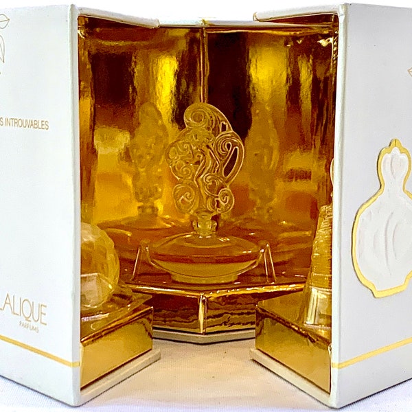 Les Introuvables IV - Lalique, box of collectible perfume miniatures 3 x 5 mL