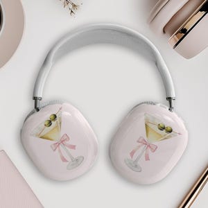 Coquette Pink Martini AirPods Max Hülle - Niedliche ästhetische Kopfhörer-Abdeckung