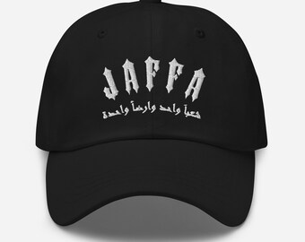 Palestine GAZA Cap Cotton Country Names JAFFA on Hat for Women's & Men's