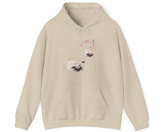 Sakura Ethereal Bloom : Sweat-shirt à capuche unisexe Heavy Blend™