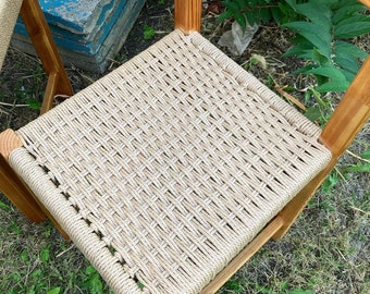 Danish Weaving Corner Chair