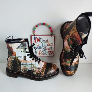 Men's Dr Martens 1460 Black Sabbath Boots UK10 EU45 US11 - Etsy