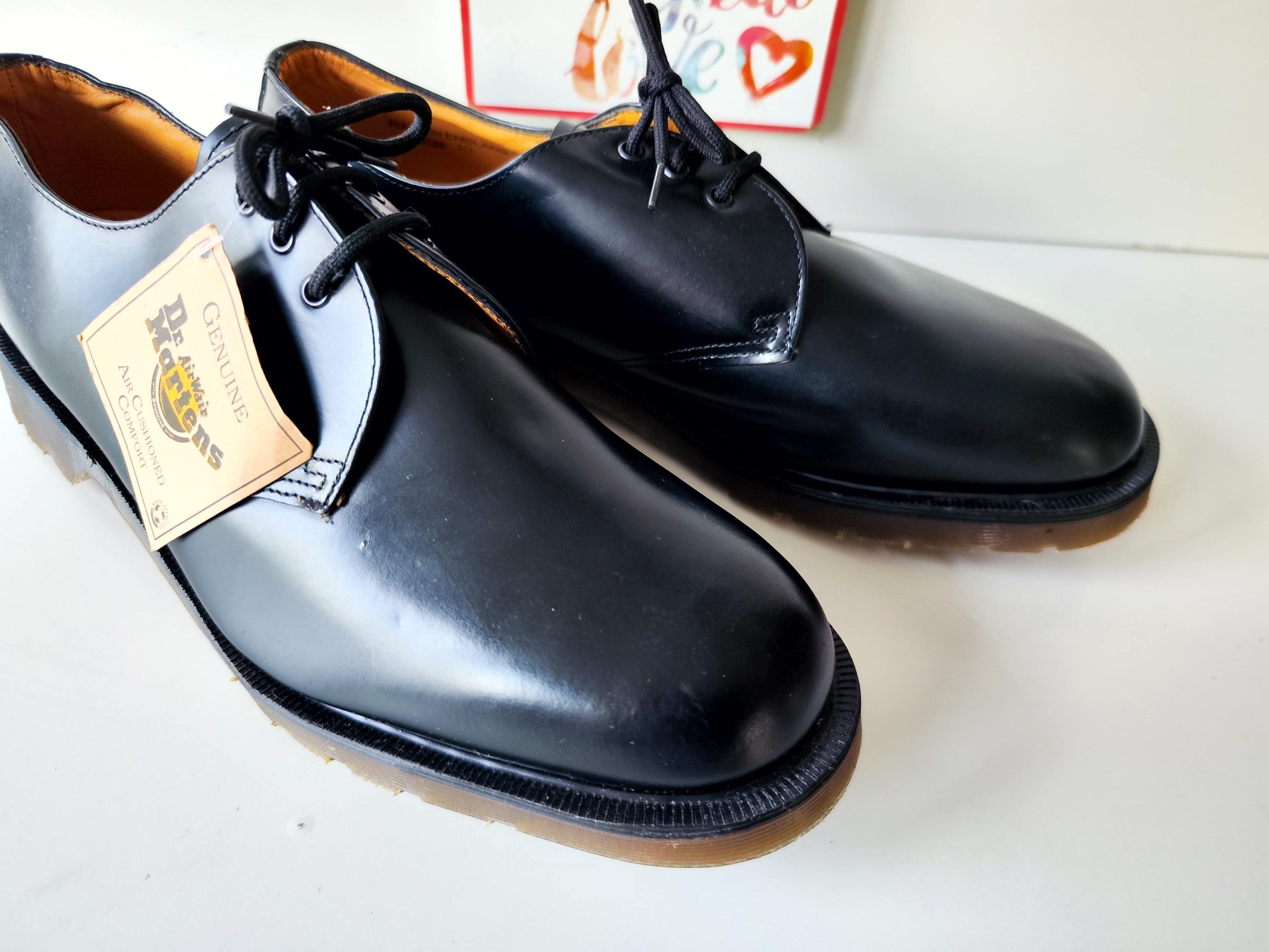 Dr. Martens VTG Early 90s 1461 3 Eye England Men UK10 US11 Lug Sole Oxford Shoes Brand New Dr Martens 1461 Oxford 3 Eye England Vintage Shoes  main image 2