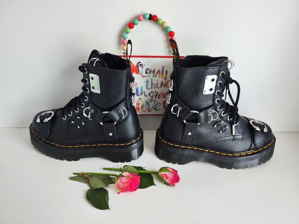 Dr.Martens JADON HDW Ⅱ UK5 厚底 黒 ジュエティ好きも NEW Dr