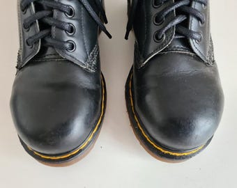 Dr Martens 20 Hole Knee High 1420 England Vintage Metal Toe