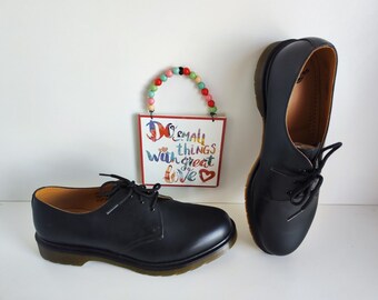 Dr. Martens 1461 Black Smooth Leather Oxford Shoes (US14 EU48 UK13