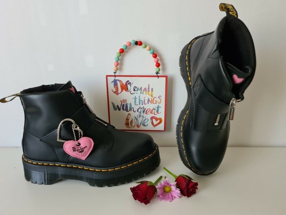 Dr. Martens X Lazy Oaf Devon Boots: Heart Buckle, UK9 EU43 US11 - Etsy Dr. Martens X Lazy Oaf Devon Boots: Heart Buckle, UK9 EU43 US11 - Etsy