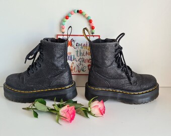 Molly Glitter Doc Martens Plateau Molly Dr Martens Molly Glitter
