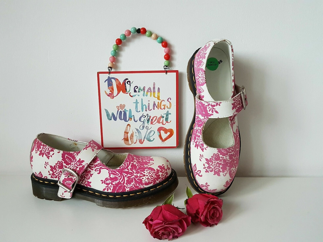 Dr.Martens mallow pink お花 UK5 1461 1461 FLOWER in Mallow Pink