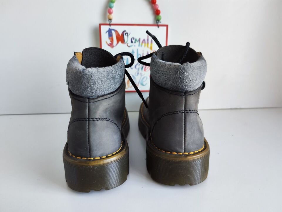 Dr Martens 8435 Vintage England Grey Chunky Platform Boots UK5