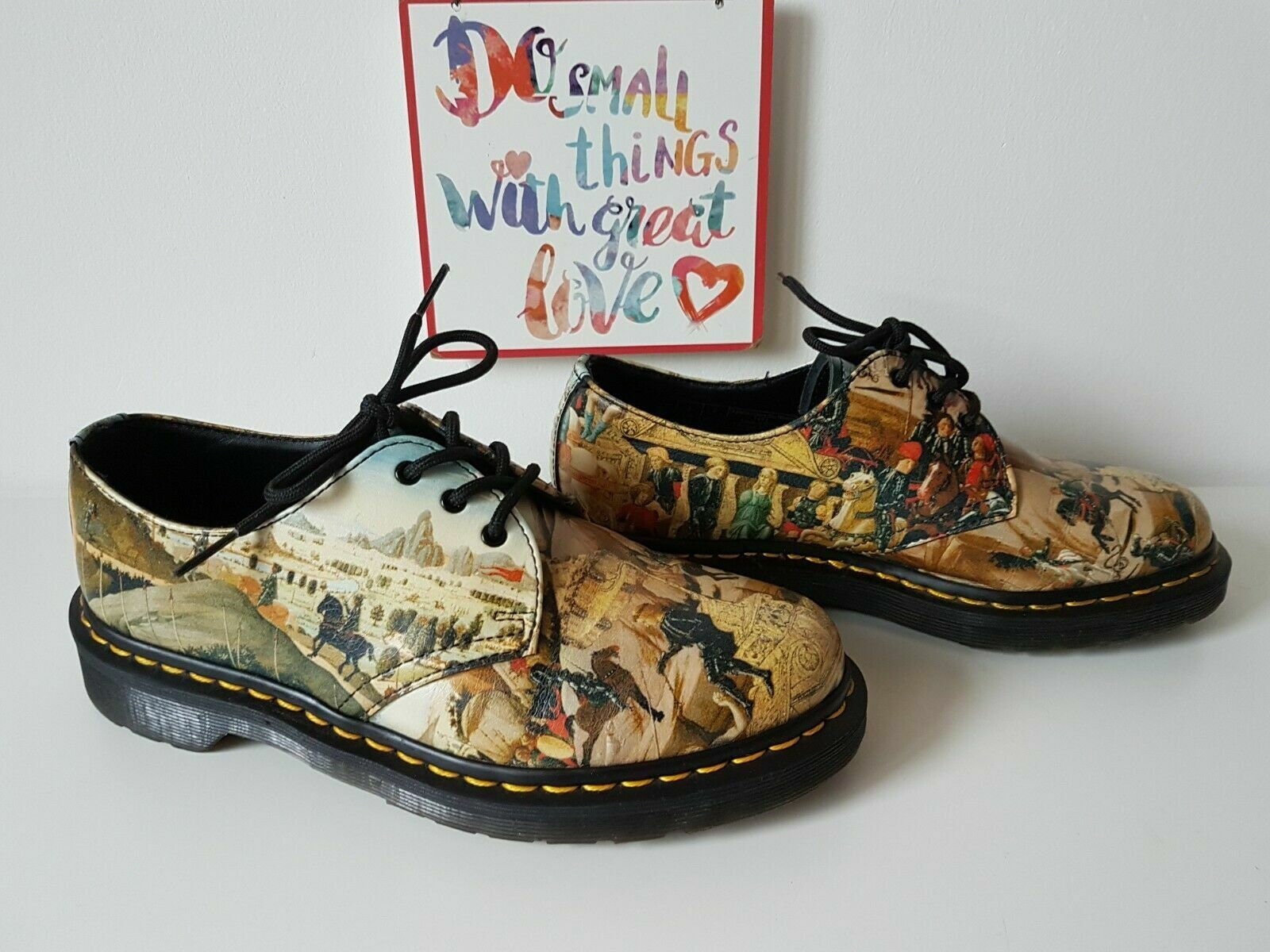 Dr MARTENS 1461 3 Hole Museum D'antonio Renaissance Artist Shoes