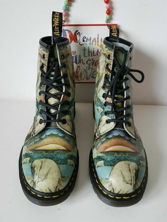 Rare Dr Martens 1460 Tate William Blake Satan museum artist boots UK9 EU43 US10