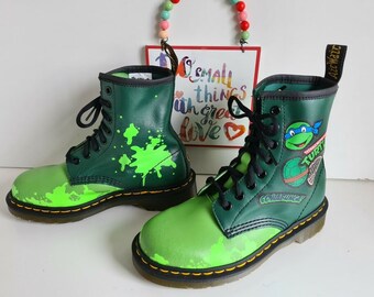 Nouvelles bottines Dr Martens 1460 Leo Turtle Ninja Mutant