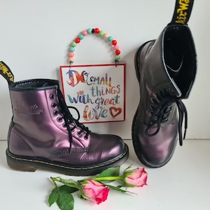 Doc martens purple chrome hotsell